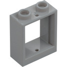 LEGO Medium Stone Gray Window Frame 1 x 2 x 2 (60592 / 79128)