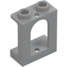 LEGO Medium Stone Gray Window Frame 1 x 2 x 2 with Arched Opening (90195)