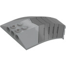 LEGO Medium Stone Gray Windscreen 6 x 8 x 2 Curved with Star-lord gray helmet sections (40995 / 100385)