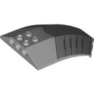 LEGO Medium Stone Gray Windscreen 6 x 8 x 2 Curved with Star-lord gray helmet sections (40995 / 100385)