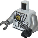 LEGO Medium steengrijs Zane - Titanium Ninja Minifiguur Torso (973 / 76382)