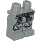 LEGO Medium Stengrå Zane - Titanium Ninja Minifigur Höfter och ben (3815 / 19378)