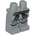 LEGO Medium Stone Gray Zane - Titanium Ninja Minifigure Hips and Legs (3815 / 19378)