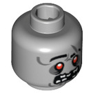 LEGO Medium Stone Gray Zombie Head (Recessed Solid Stud) (11768 / 15119)