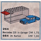 LEGO Mercedes 220 met Garage 264