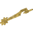 LEGO Metallic Gold Buzzsaw Sword with Drill Pike (53569)
