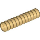 LEGO Goldmetallic Gewellt Schlauch 3.2 cm (4 Noppen) (23394 / 50328)