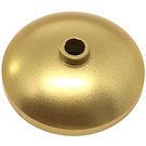 LEGO Metallic goud Dish 3 x 3 (35268 / 43898)