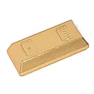 LEGO Metallisk guld Ingot (99563)