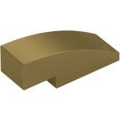 LEGO Metallic Gold Slope 1 x 3 Curved (50950)