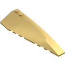 LEGO Metallisches Gold Keil 10 x 3 x 1 Doppelt Gerundet Recht (50956)