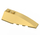 LEGO Metallisches Gold Keil 2 x 6 Doppelt Recht (5711 / 41747)