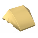 LEGO Metallisk guld Kile buet 3 x 4 Tredobbelt (64225)