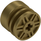 LEGO Metallic Gold Wheel Rim Ø18 x 14 with Axle Hole (55982)