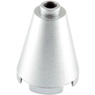 LEGO Metallic Silver Cone 2 x 2 x 2 (Open Stud) (3942 / 14918)