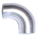 LEGO Stříbrná metalíza Kolo Kostka Elbow 90 Degree Bend (25214)