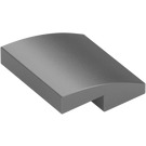 LEGO Metallic Silver Slope 2 x 2 Curved (15068)