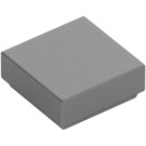 LEGO Silbermetallic Fliese 1 x 1 mit Nut (3070 / 30039)