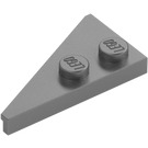 LEGO Metallic Silver Wedge Plate 2 x 4 Wing Right (65426)