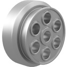 LEGO Metallic Silver Wheel Rim Ø30 x 12.7 Stepped (2695)