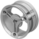 LEGO Metallic Silver Wheel Rim Ø58.84 X 28 (32077)