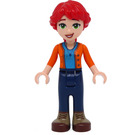 LEGO Mia (Orange Jacke over Dark Azure Hemd) Minifigur