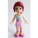 LEGO Mia met Aqua en Roze Floral Top en Roze Rok Minifiguur