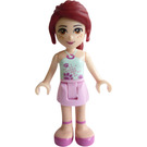 LEGO Mia with Aqua Paw Print Top and Pink Skirt Minifigure