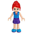 LEGO Mia with Blue Plaid Shirt