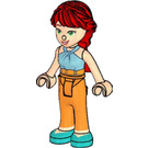 LEGO Mia with Blue Shirt and Orange Trousers Minifigure