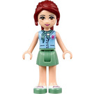 LEGO Mia med Blå Waistcoat og Grønn Skjørt Minifigur