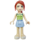 LEGO Mia mit Bright Light Blau Skirt und Lime Halter oben Minifigur