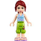 LEGO Mia met Vlinder en Paw Print Top Minifiguur