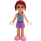 LEGO Mia with Butterfly Top and Lavender Skirt Minifigure