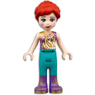 LEGO Mia mit Gold und Lila oben Minifigur