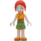 LEGO Mia with Orange Lightning Bolt Top and 3D Glasses Minifigure