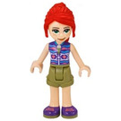 LEGO Mia met Roze en Paars Top Minifiguur