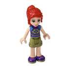 LEGO Mia met Paars en Geel Top Minifiguur