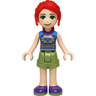 LEGO Mia with Purple Geometric Top and Shoes Minifigure