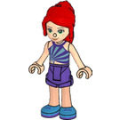 LEGO Mia with Purple Striped Top and Shorts Minifigure