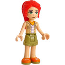 LEGO Mia mit Beige Hemd und Orange Neck Schal Minifigur