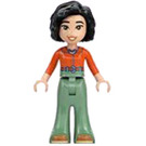 LEGO Michelle with Reddish Orange Shirt Minifigure