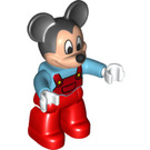 LEGO Mickey Mouse (Red Overalls) Duplo Figure