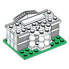 LEGO Micro Weiß House WHITEHOUSE