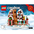 LEGO Microscale Gingerbread House 40337 Istruzioni