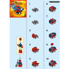 LEGO Mighty Micros: Scarlet Spinne vs. Sandman 76089 Instructions