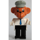 LEGO Mike Singe avec Light grise Chapeau Fabuland Figure