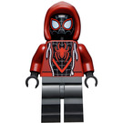 LEGO Miles Morales (Spider-Man) with Dark Red Hood and Black Boots Minifigure