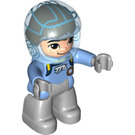 LEGO Miles con Casco Figura Duplo