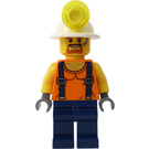 LEGO Mine Worker s Vousy a Dirt Stains Minifigurka